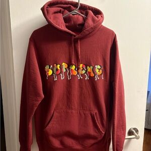Supreme Maroon Hoodie for Men